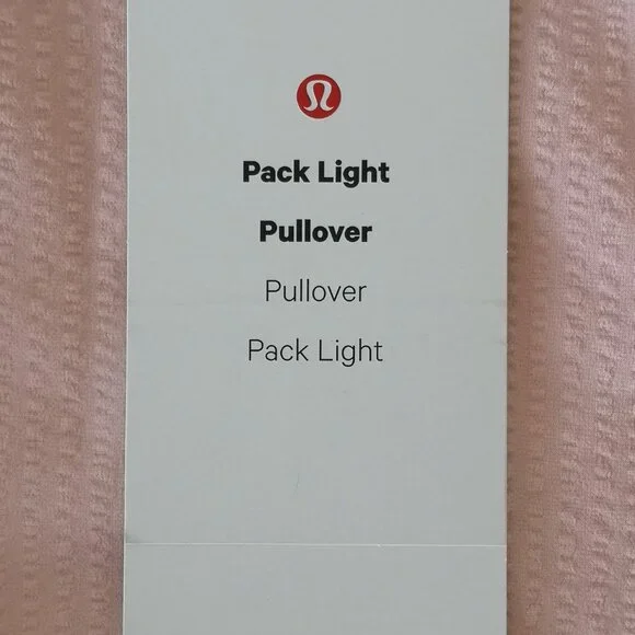 NWT LULULEMON PIMI Pink Half Zip Pack Light Pullover LS High Neck Top Size 4, 6 - Picture 10 of 11